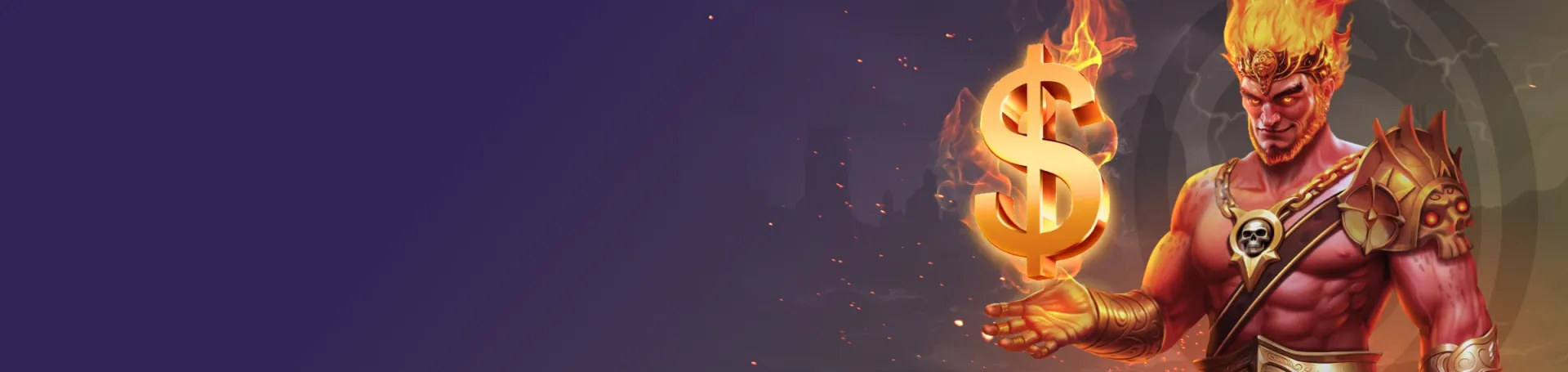 Official Spinbet fire-demon banner